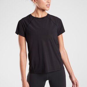 Athleta ULTIMATE TRAIN TEE Black Medium
